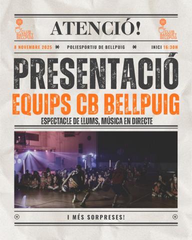 Acte de presentació dels equips de la temporada 2025-2026